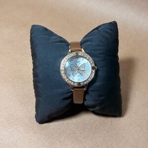 Elegant Brown and Gold Women's Watch